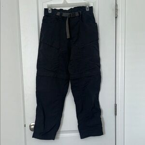 The North Face Men’s Convertible Zip Off Hiking Cargo Pants Belted Size Small